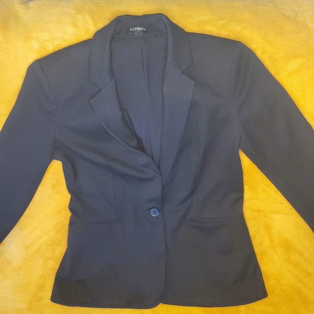 Express one button women's blazer